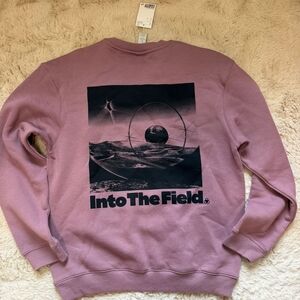 H&M Mauve Graphic Crewneck Sweater